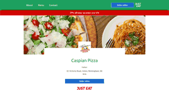 Desktop Screenshot of caspianpizzaaston.co.uk